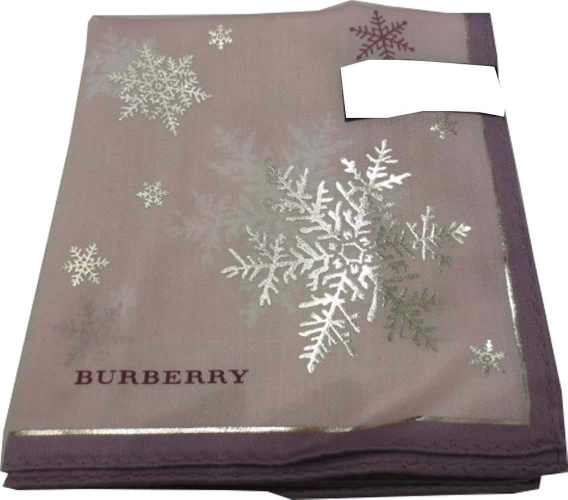 Amazon | [バーバリー]BURBERRY 婦人 レディース 大判 ハンカチ